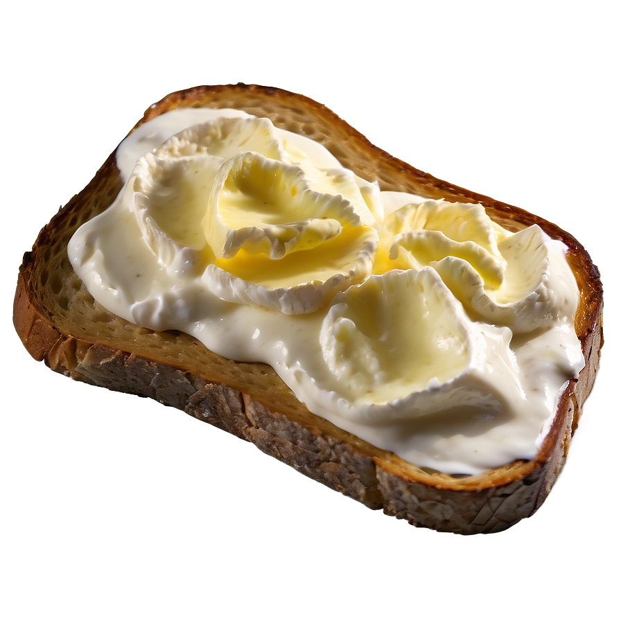 Toast With Mascarpone Png 05242024 PNG