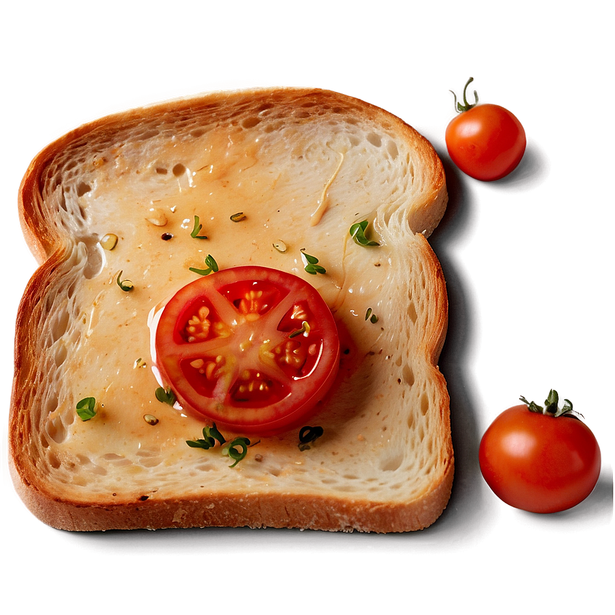 Toast With Tomato Png Ofn13 PNG