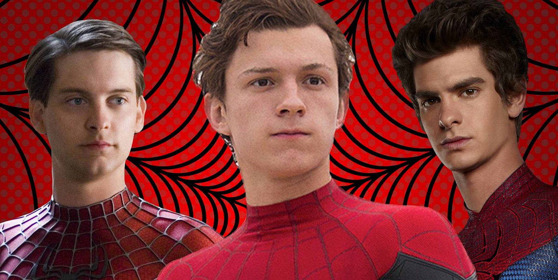 Tobey Maguire With Other Spider-Man Wallpaper