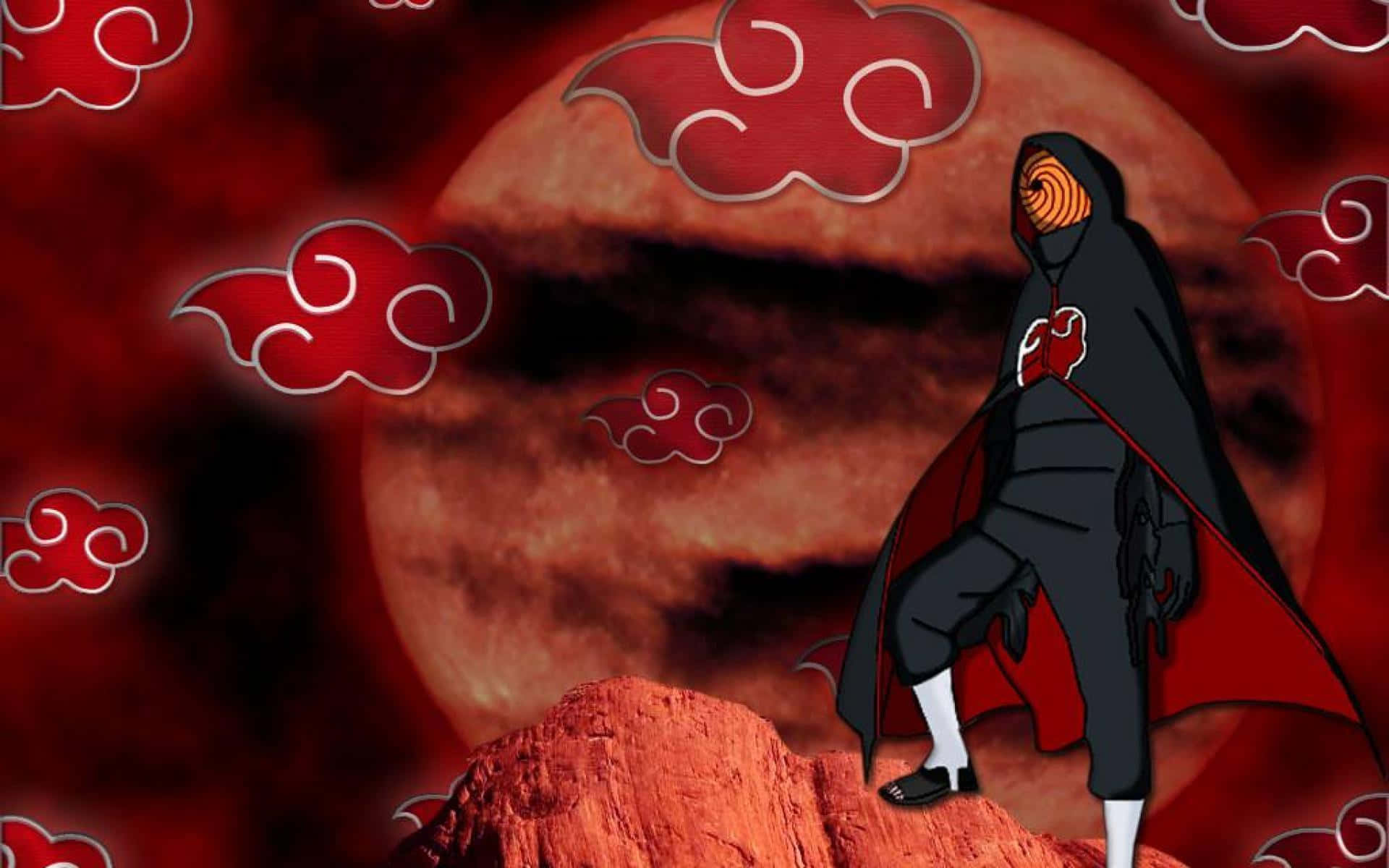 A man wearing a Tobi Mask and experiencing a sense of adventure Wallpaper