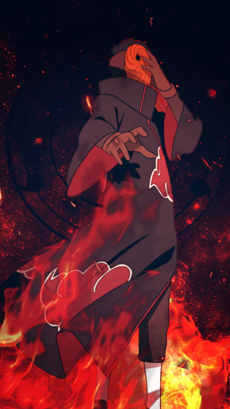 Tobi Naruto Flame Aesthetic