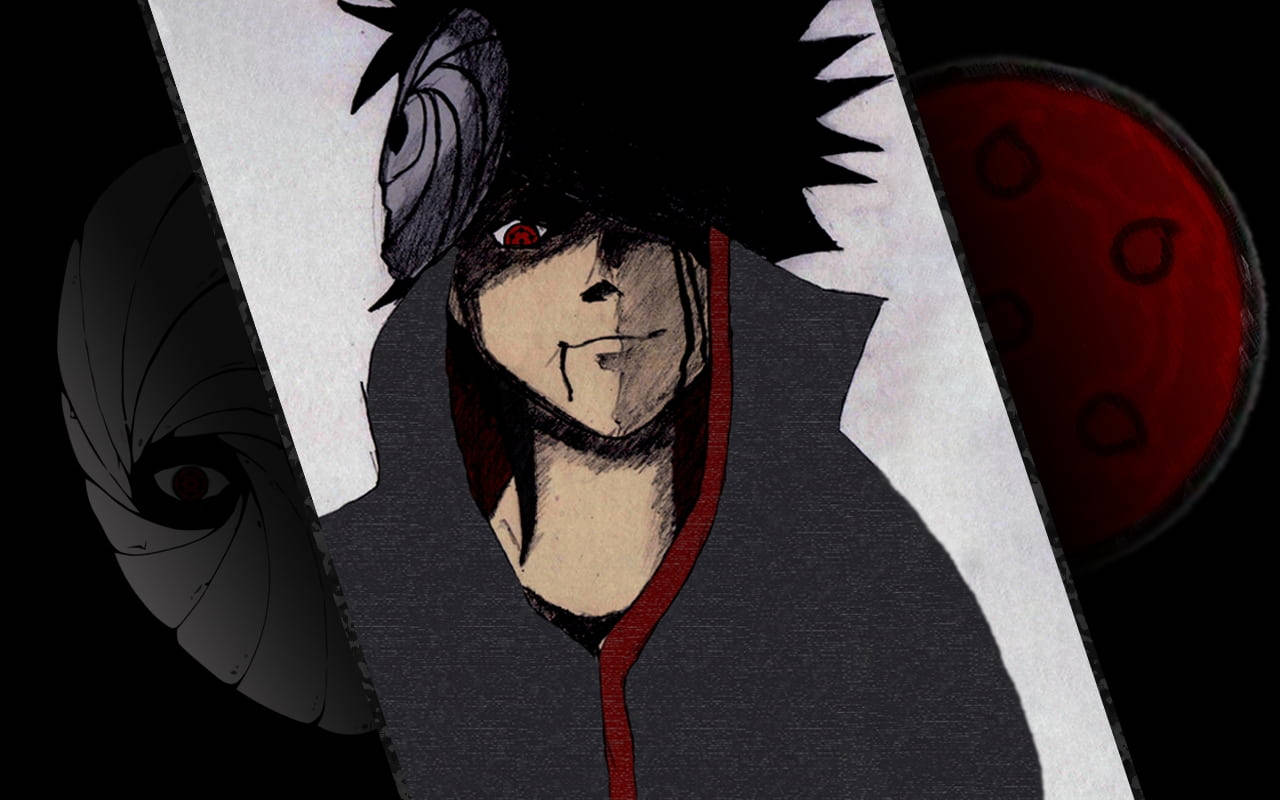 Tobi Naruto Unmasked Bleeding Lip