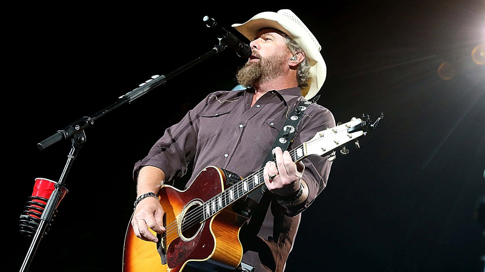 Toby Keith Performing Live Wallpaper