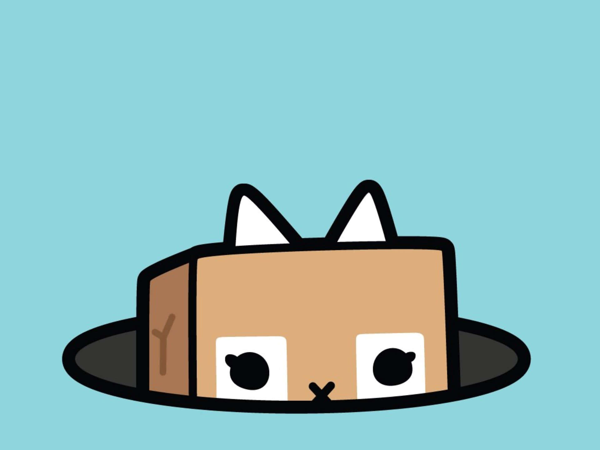 A Cartoon Cat In A Hat