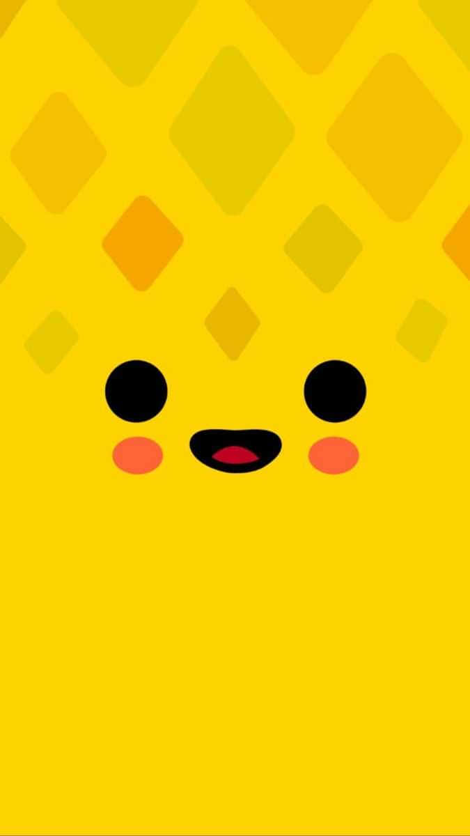 Toca Boca Character Yellow Background Wallpaper