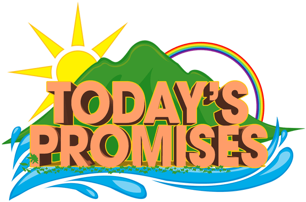 Todays Promises Sunrise Rainbow Graphic PNG