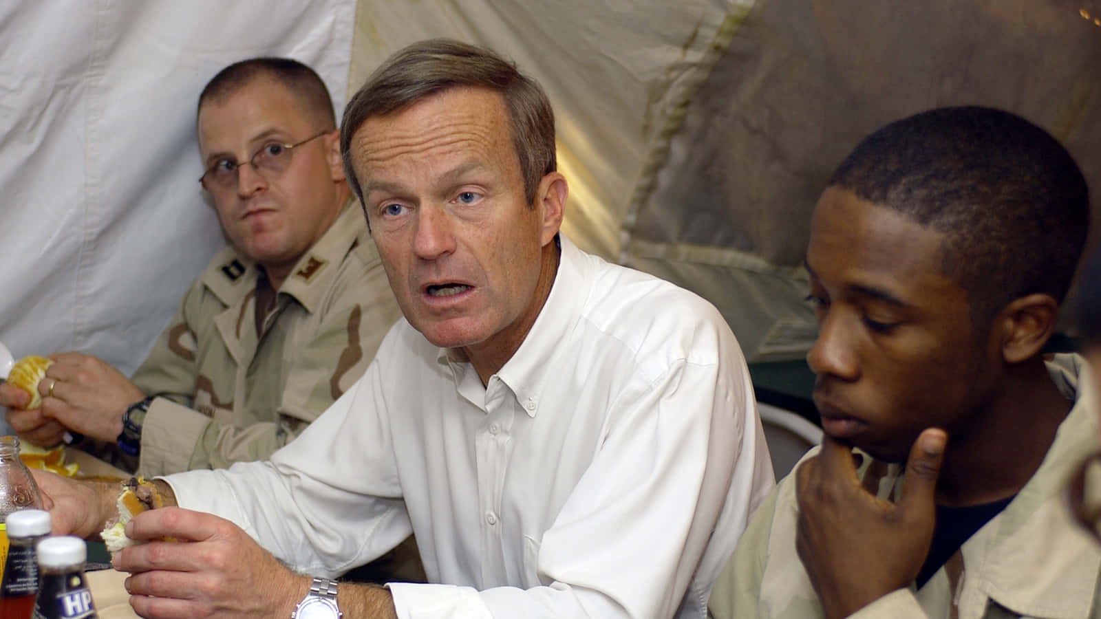 Todd Akin With Soldiers Wallpaper