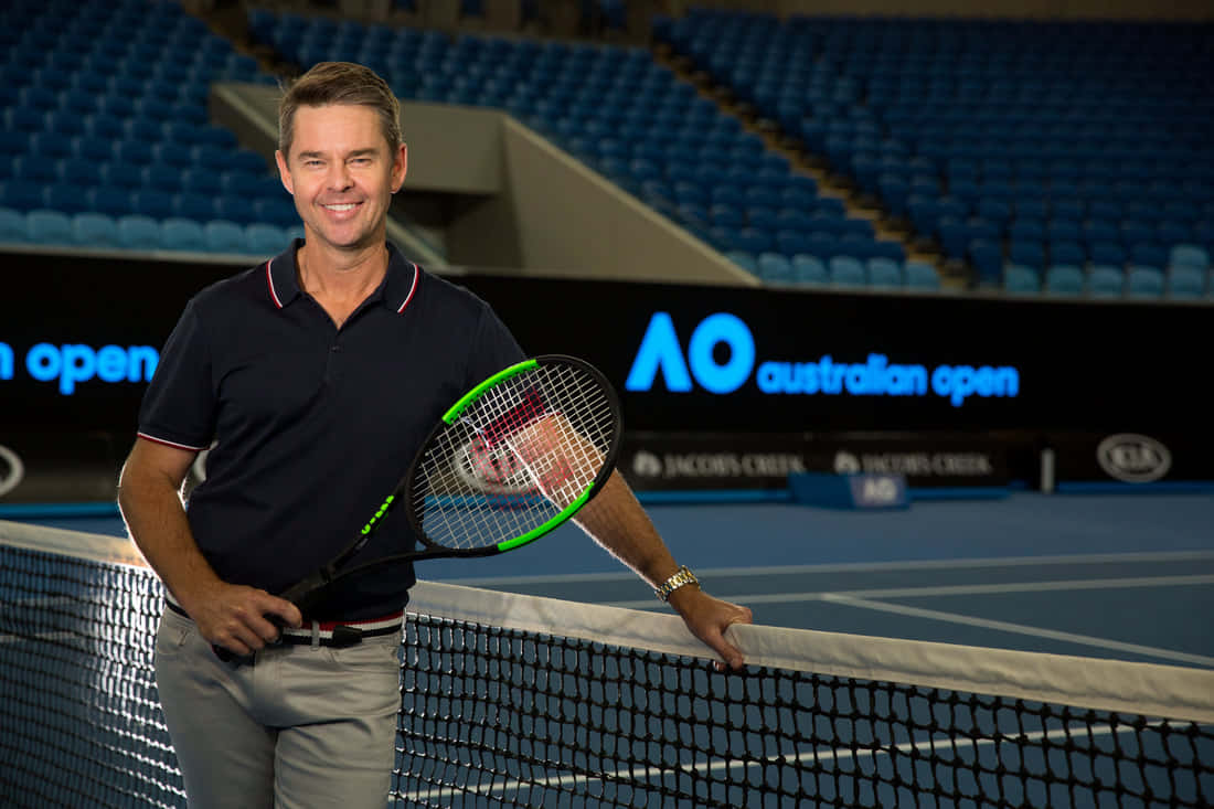 Todd Woodbridge Posed At Australian Open Picture
