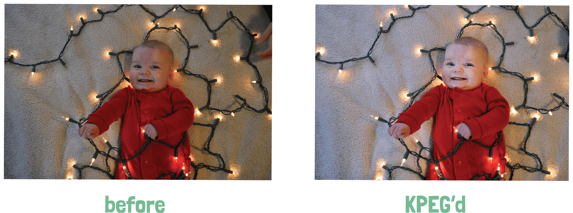 Toddler Enjoying Holiday Lights PNG