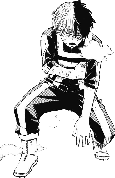 Download Todoroki Shoto Exhausted Moment | Wallpapers.com