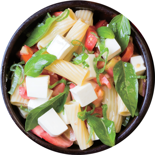 Tofu Pasta Salad Bowl PNG