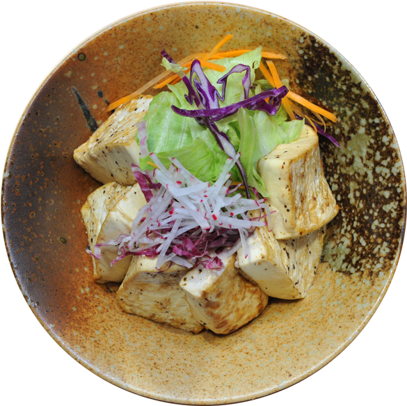 Tofu Salad Bowl Dish PNG
