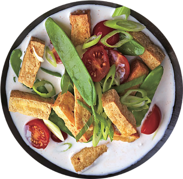 Tofu Salad Fresh Vegetables PNG