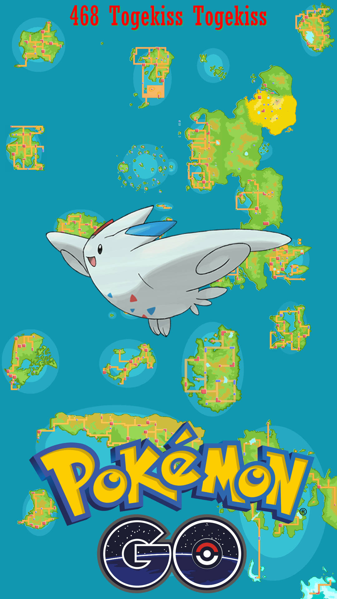 Togekiss Pokemon Go Islands Wallpaper