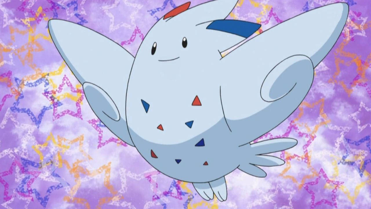 Togekiss Purple Starry Background Picture