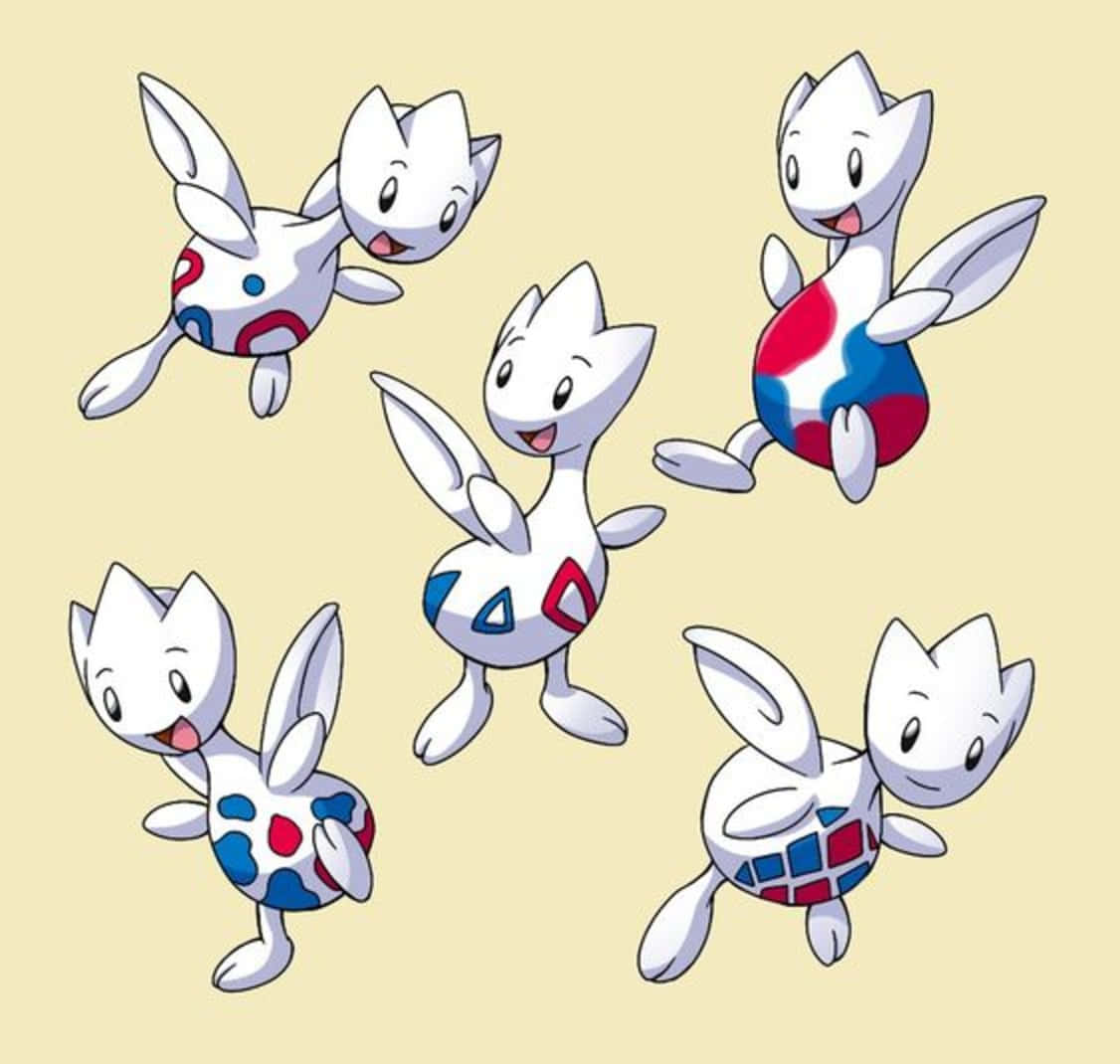 Bright and Cheerful Togetic Wallpaper