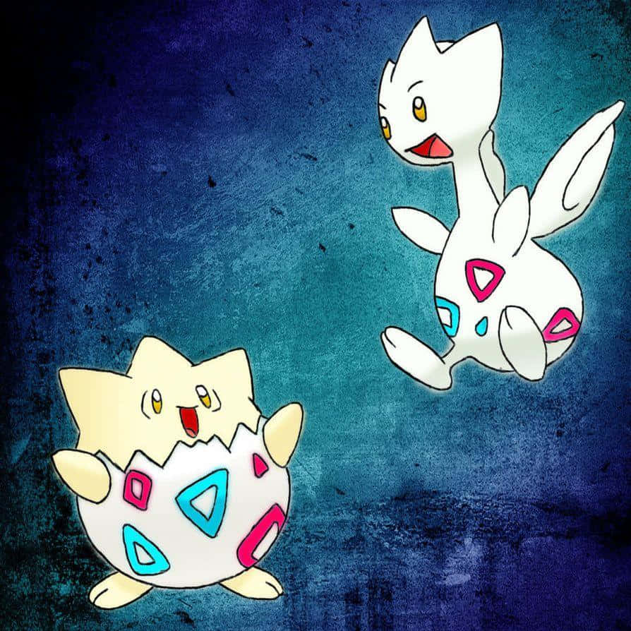Feel the power of Togetic with this blue gradient background. Wallpaper