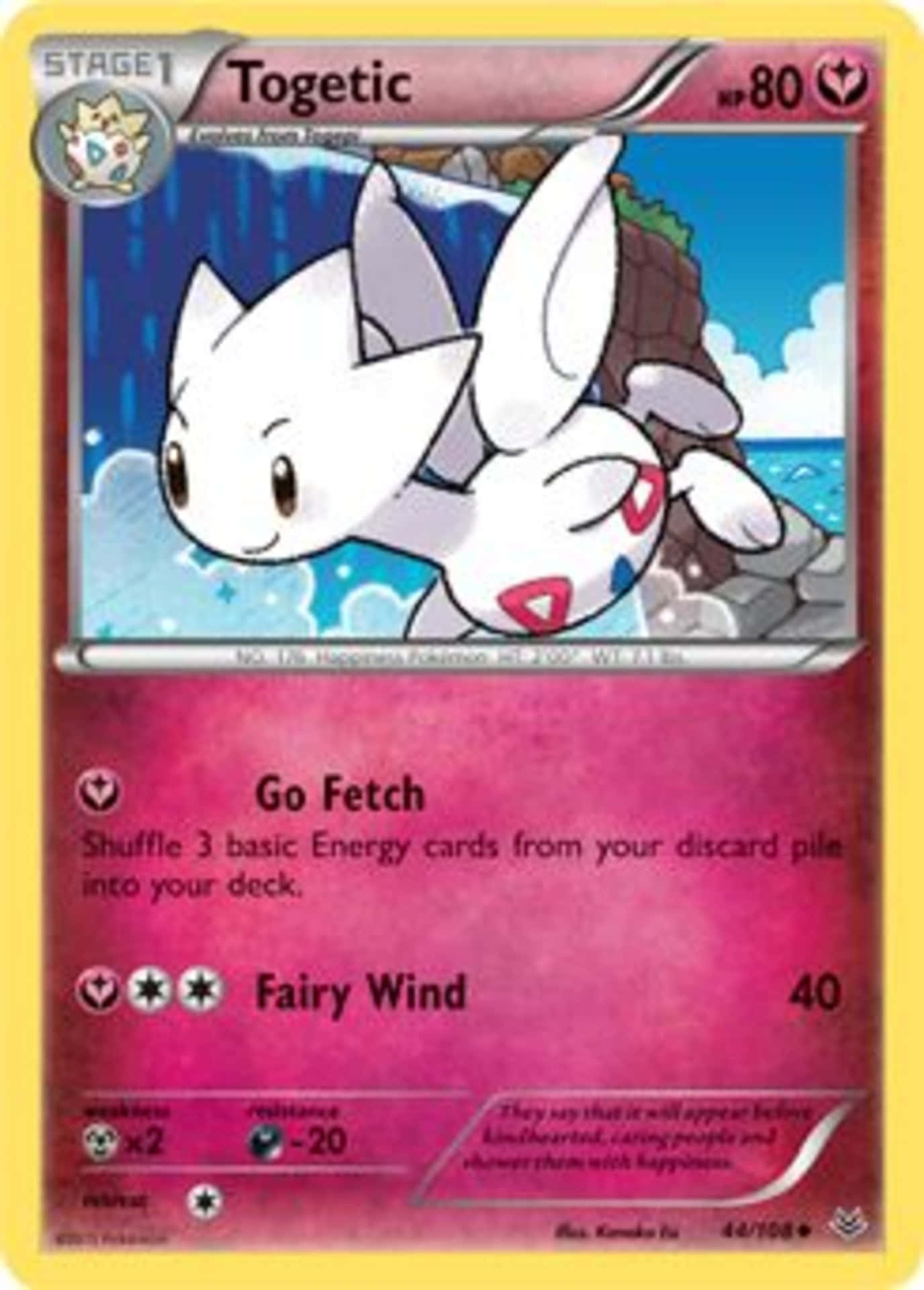 A Togetic Pokemon Card — Collectible and Adorable Wallpaper