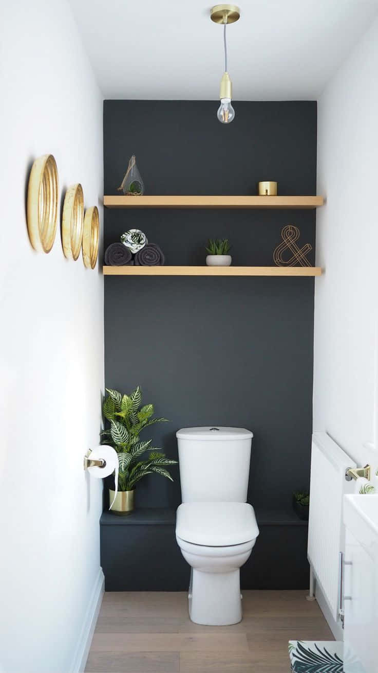 Modern and Sleek Wall-Mounted Toilet