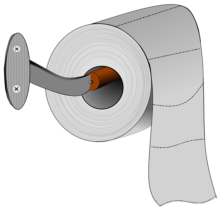 Toilet Paper Rollon Holder Illustration PNG