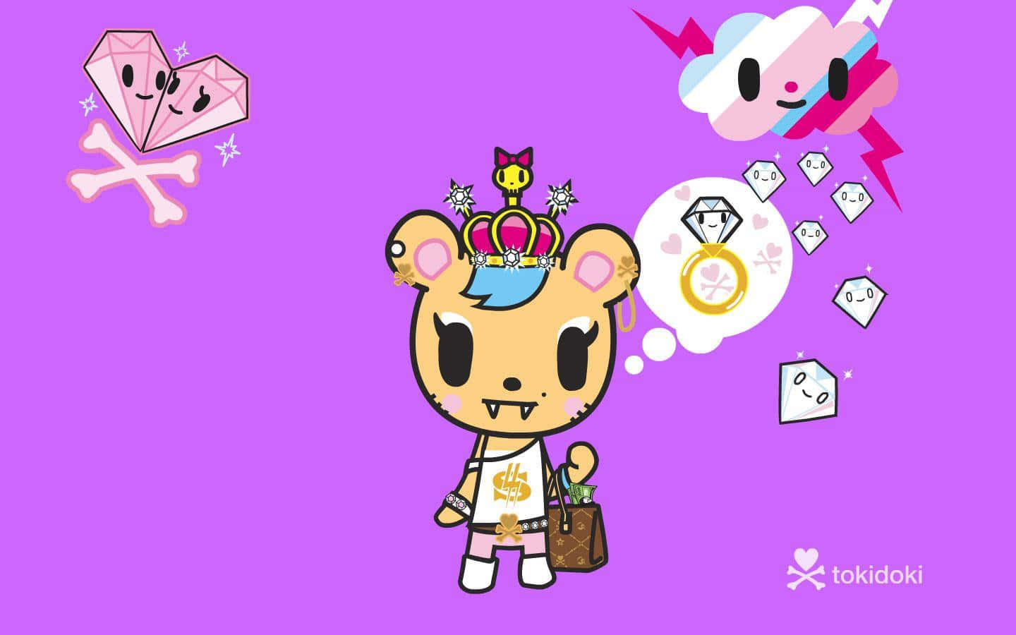 Celebrate bright colors and unique characters with Tokidoki! Wallpaper