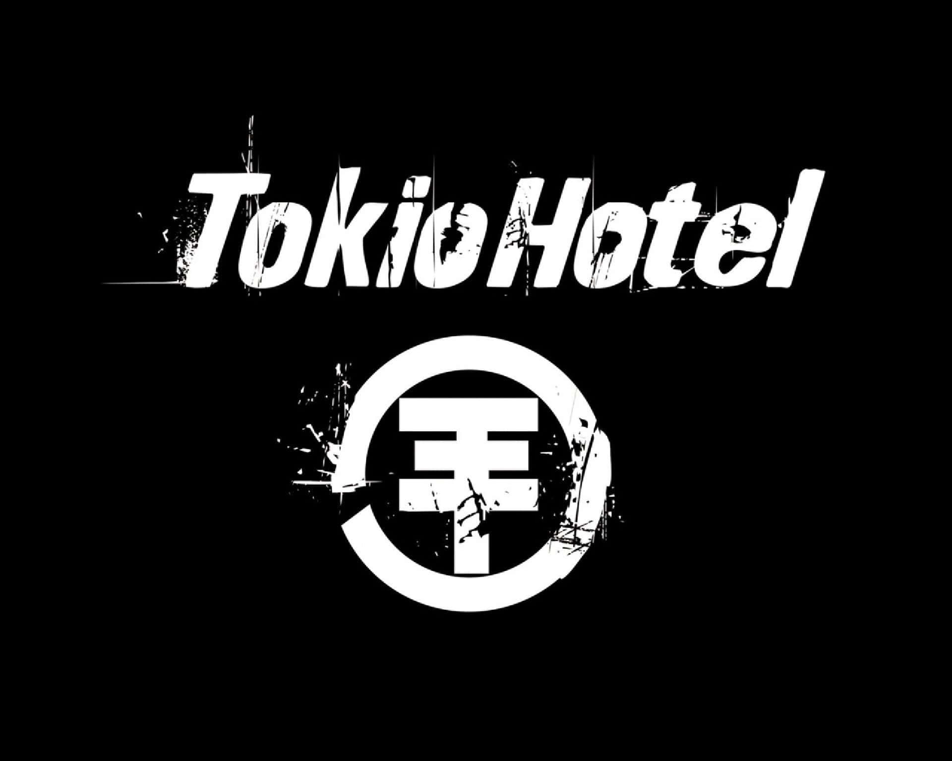 Tokio Hotel_ Band Logo_ Black Background Wallpaper
