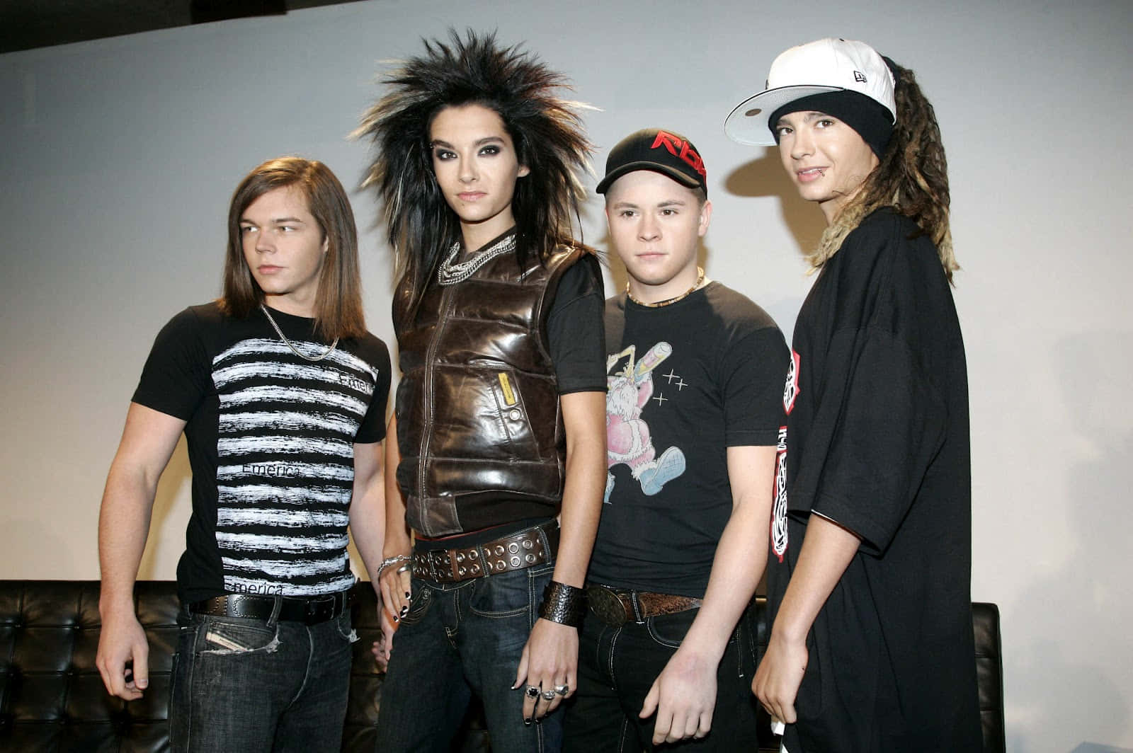 Tokio Hotel Band Members Portrait Wallpaper
