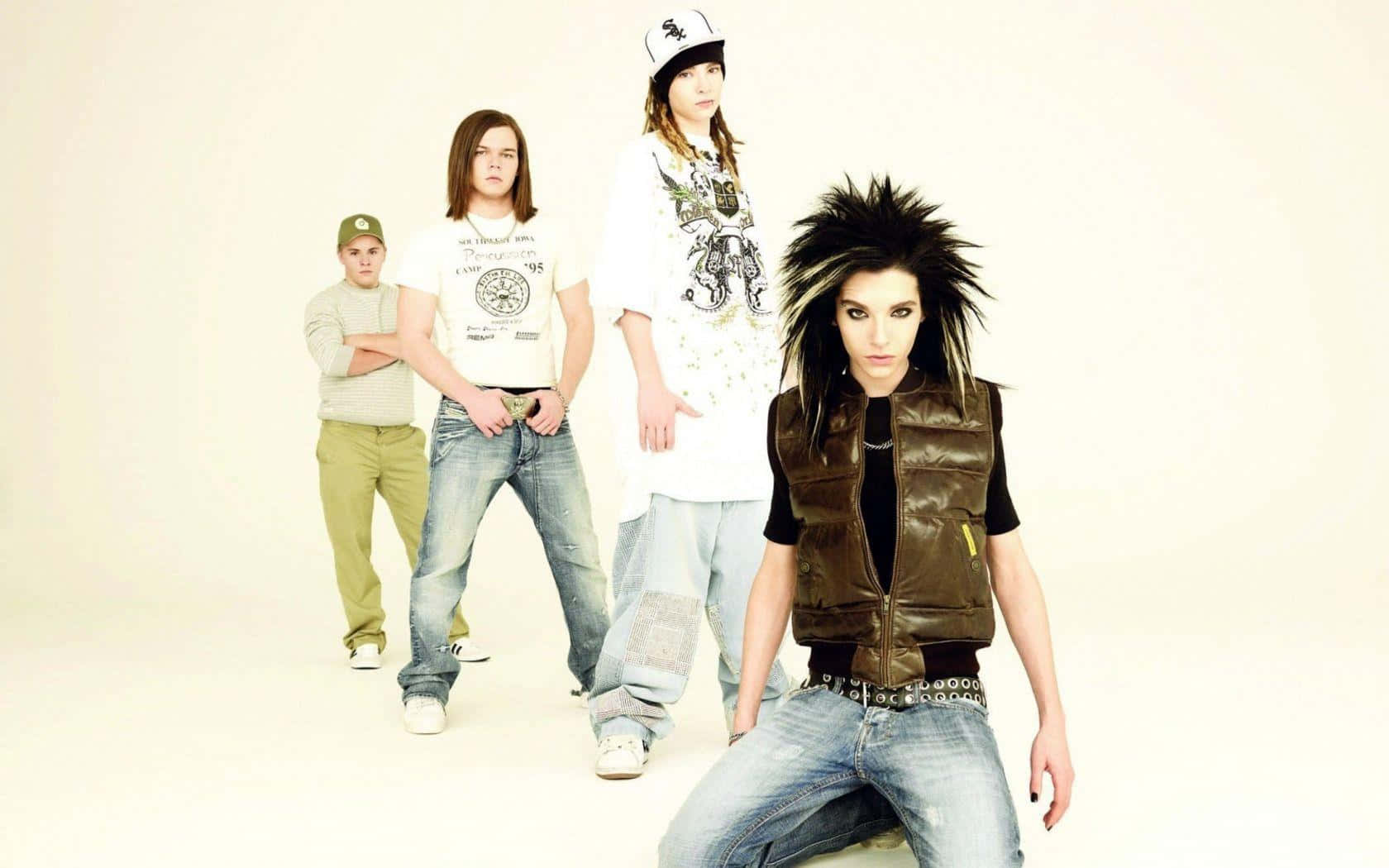 Tokio Hotel Band Promotional Photo Wallpaper