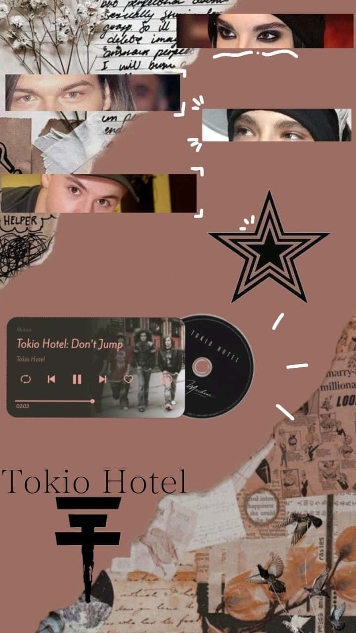 Tokio Hotel Collage Artwork Wallpaper