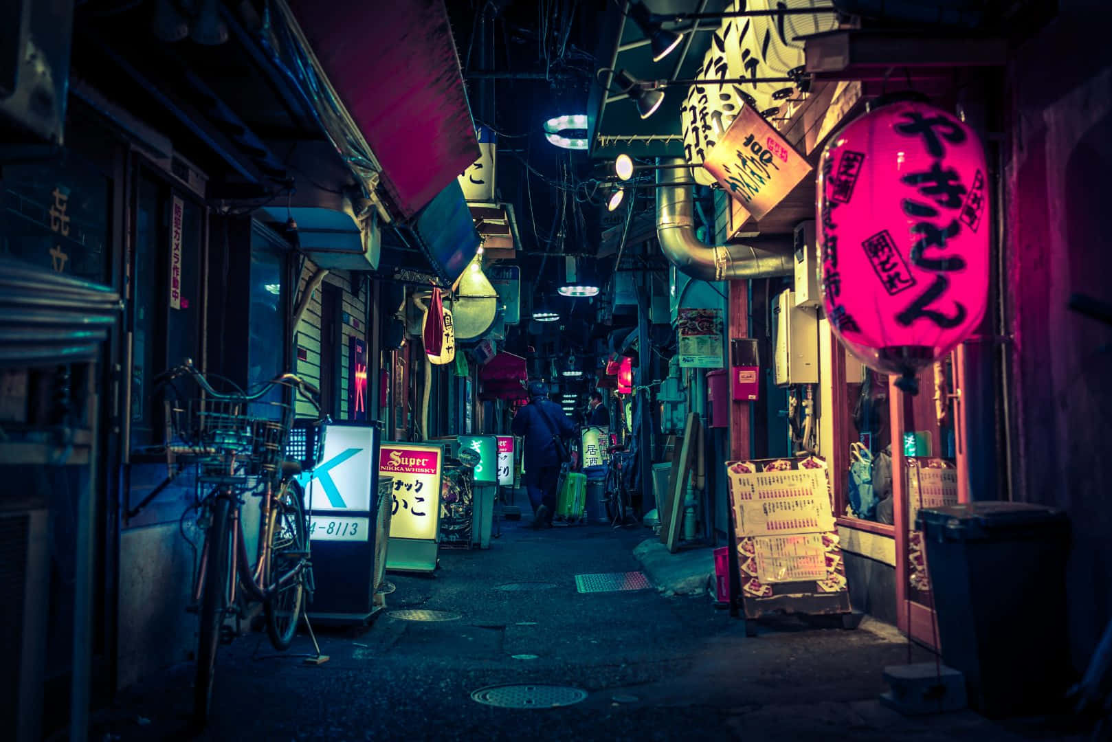Tokyo Background Cramped Tokyo Alley