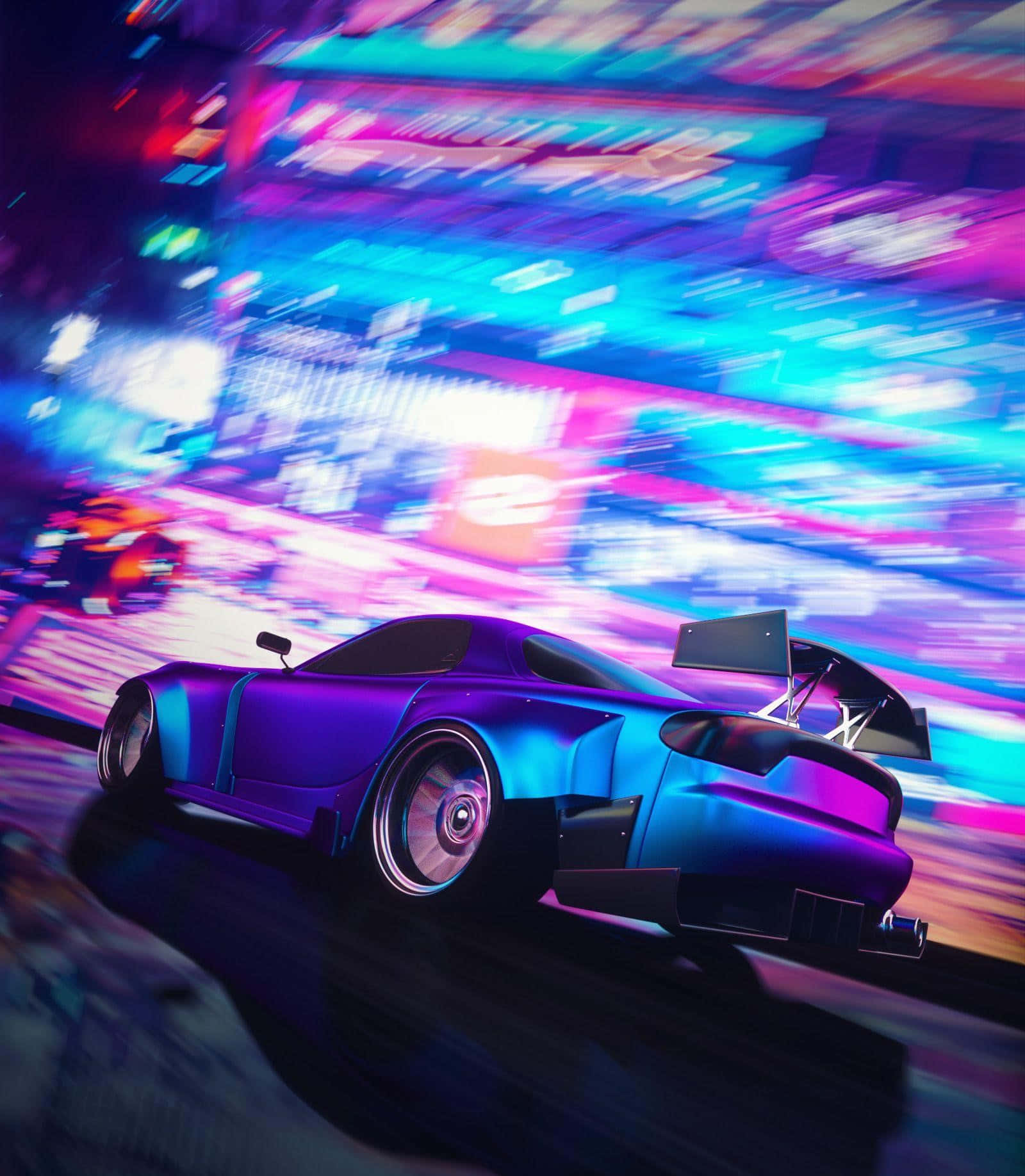 Tokyo Drift Neon Speed Wallpaper