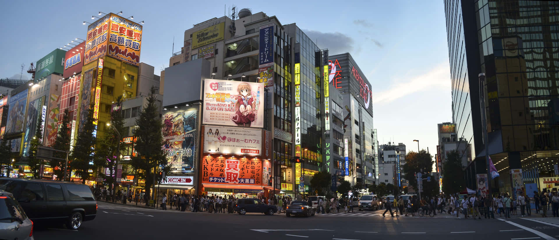 Panorama De Tokyo Au Crépuscule Fond d'écran