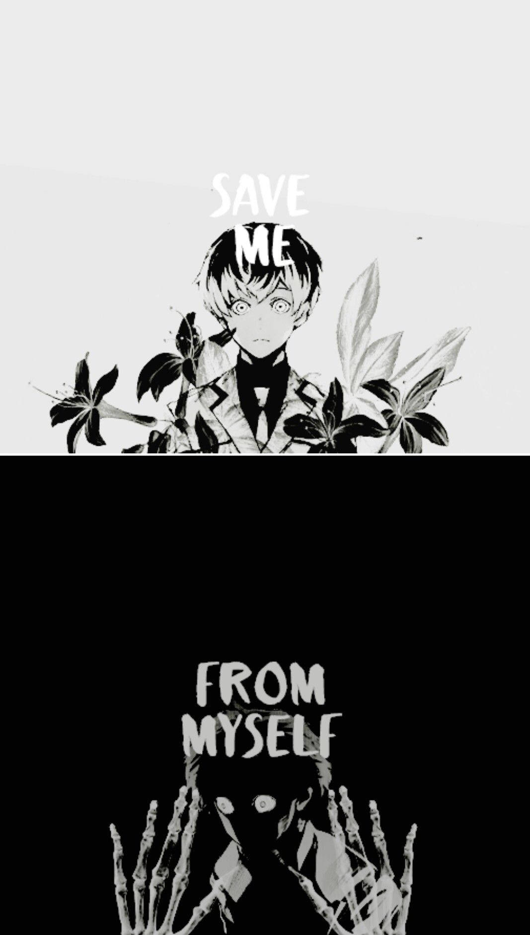 Tokyo Ghoul Aesthetic With A Message Wallpaper