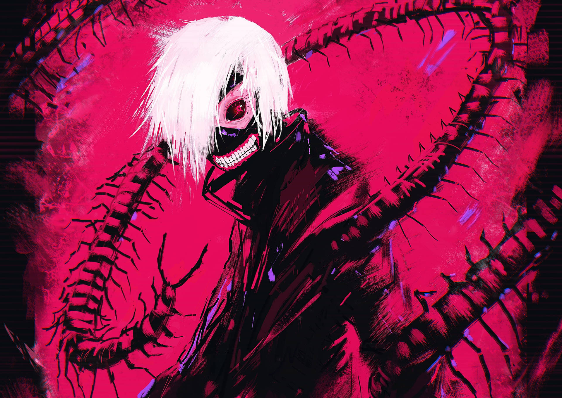 Feel the darkness of Tokyo Ghoul Aesthetics Wallpaper