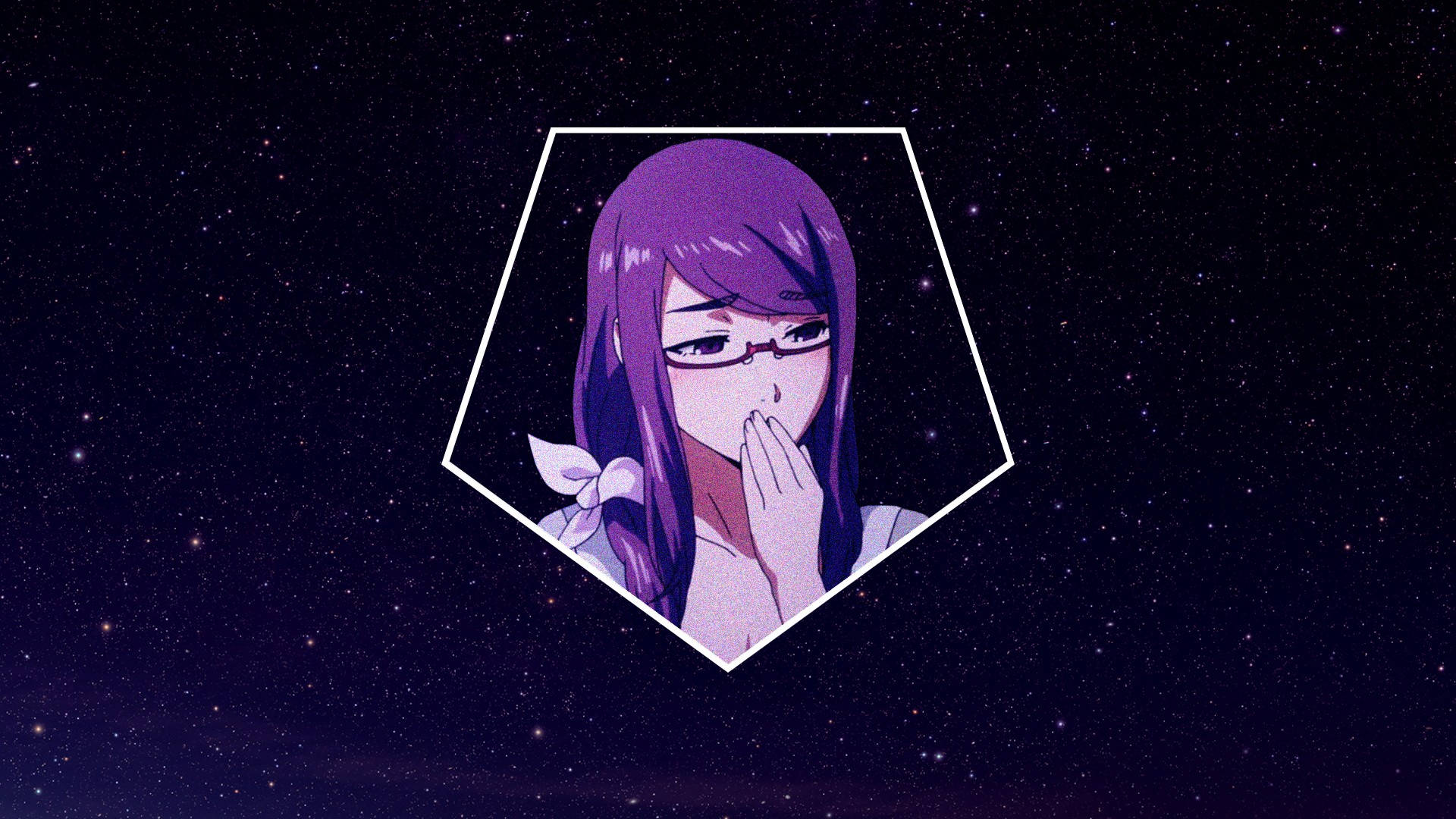 Tokyo Ghoul Aesthetic With Rize Giggling Wallpaper