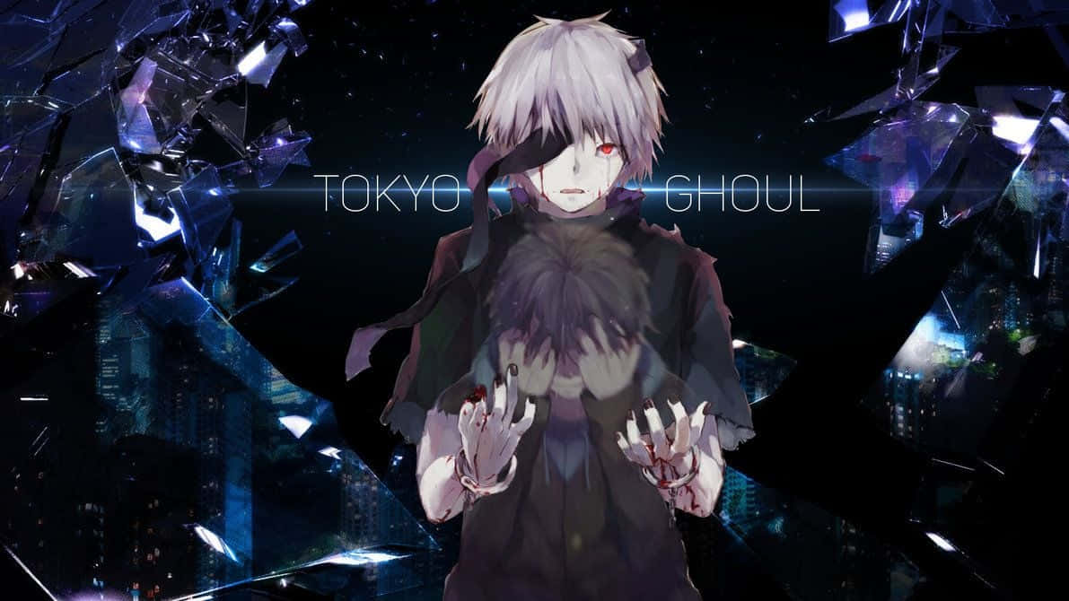 Endramatisk Scen Från Anime-serien Tokyo Ghoul