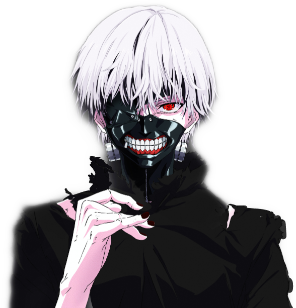 Tokyo Ghoul Character Smiling PNG