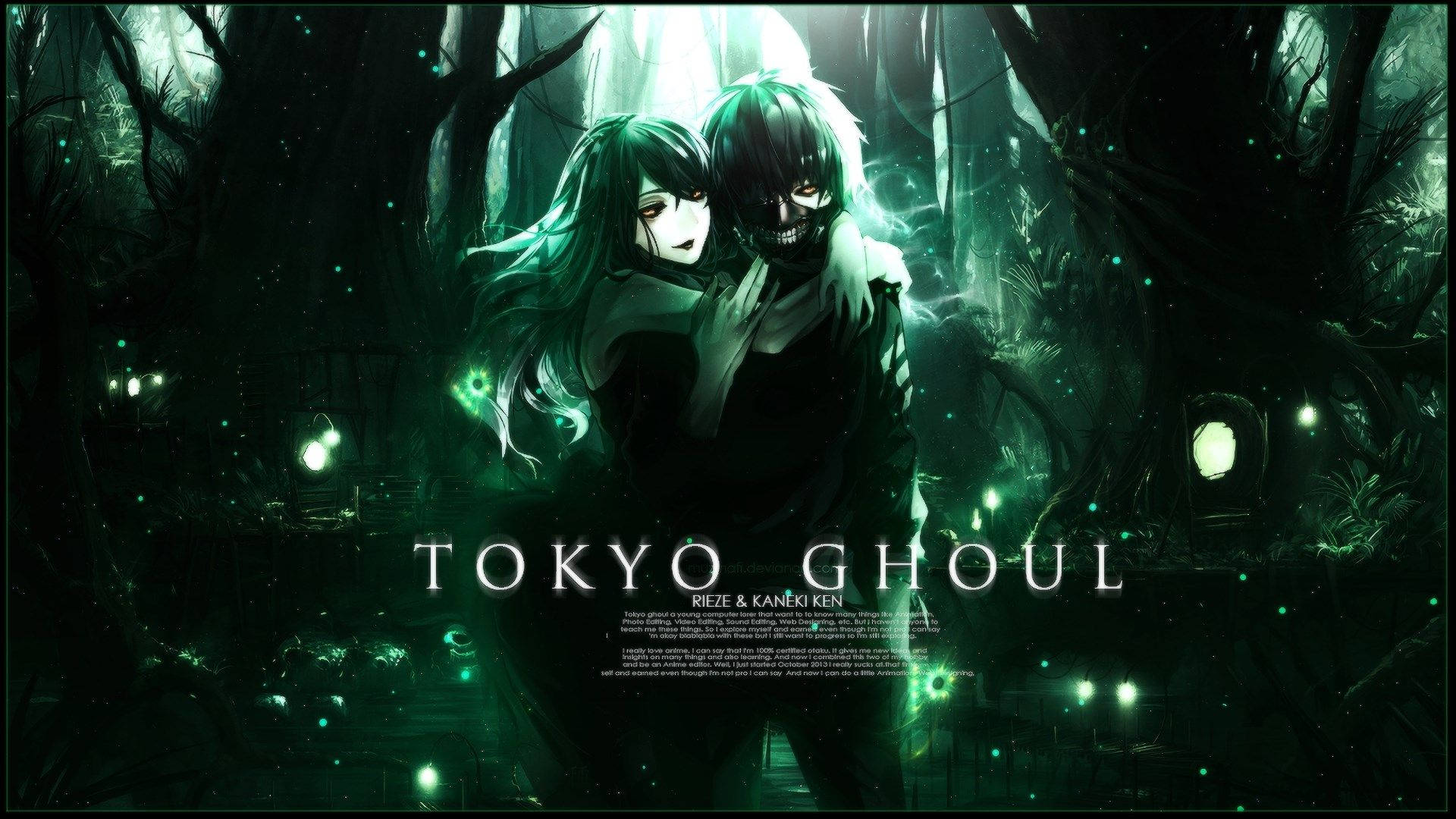 Tokyo Ghoul Characters Ken And Touka Wallpaper