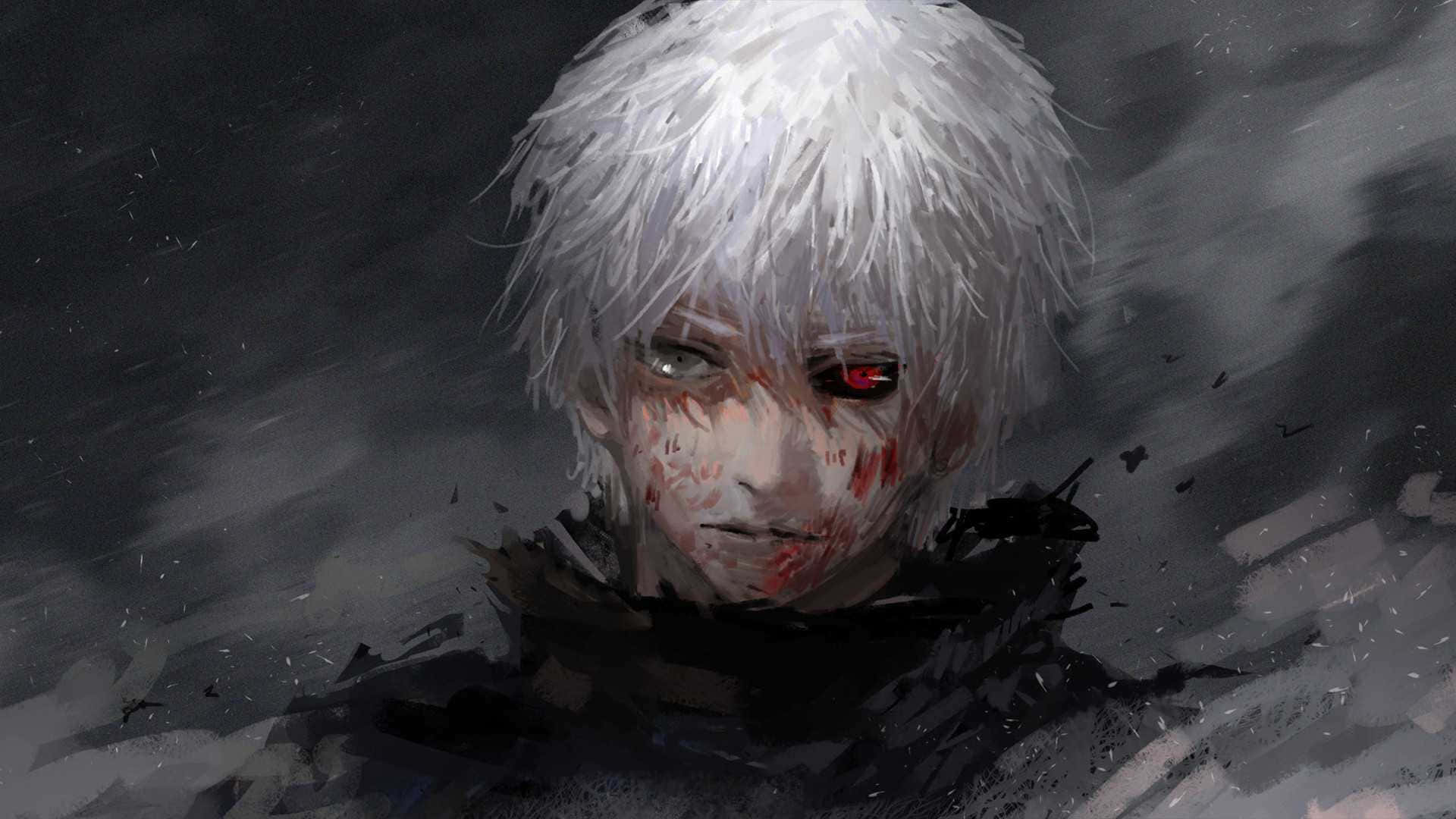 "experience The Thrill Of Tokyo Ghoul On Your Desktop" Wallpaper