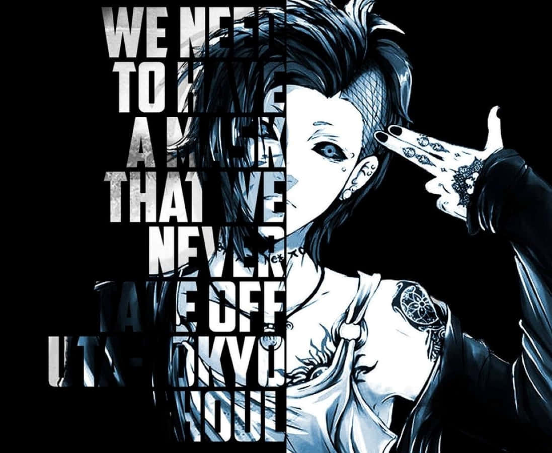Mysterious and Enigmatic Uta from Tokyo Ghoul Wallpaper