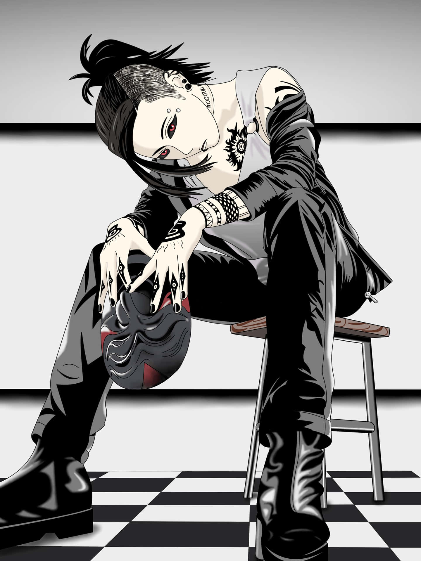 Tokyo Ghoul's Mysterious and Enigmatic Uta Wallpaper