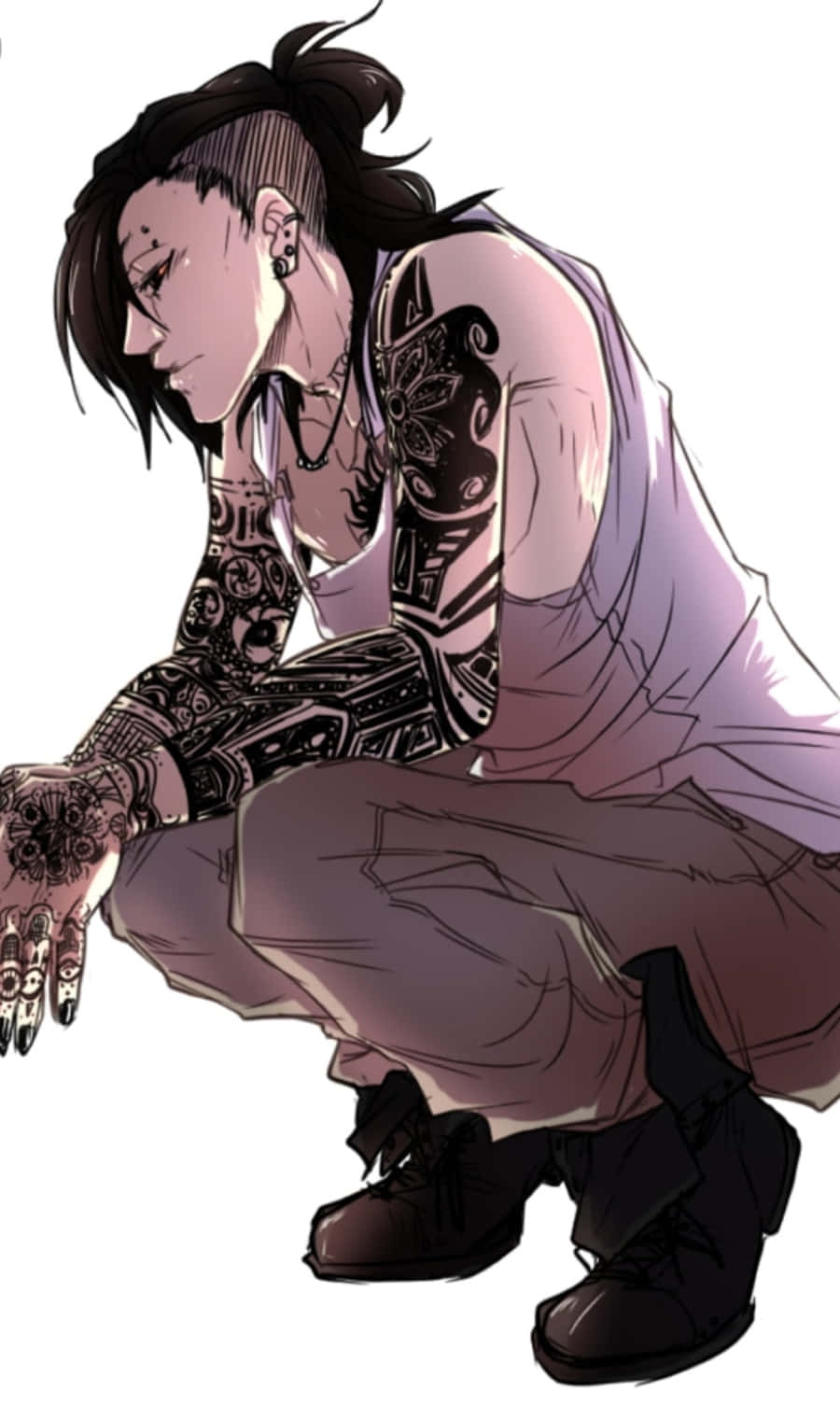 Mysterious and Intriguing Tokyo Ghoul Uta Wallpaper