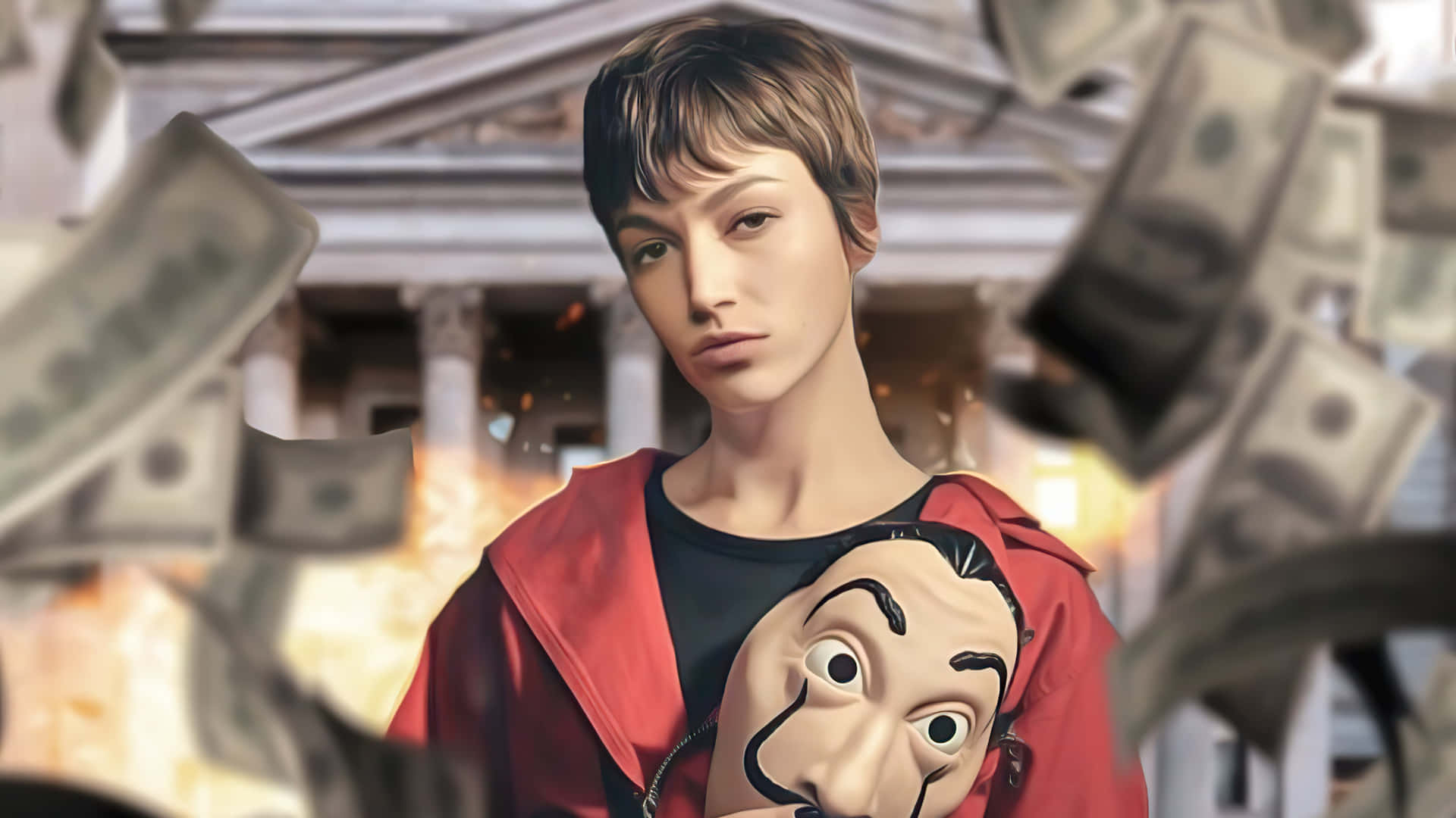 Tokyo In Money Heist Pixie Haircut Picture
