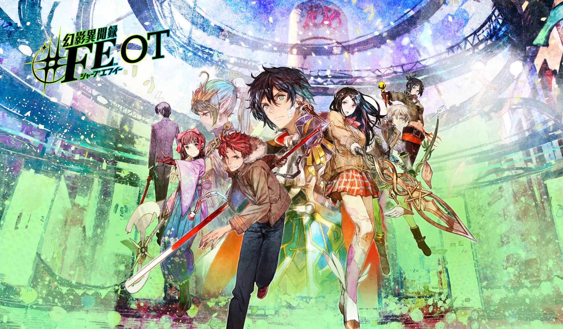 Tokyo Mirage Sessions Colorful Anime Poster Wallpaper