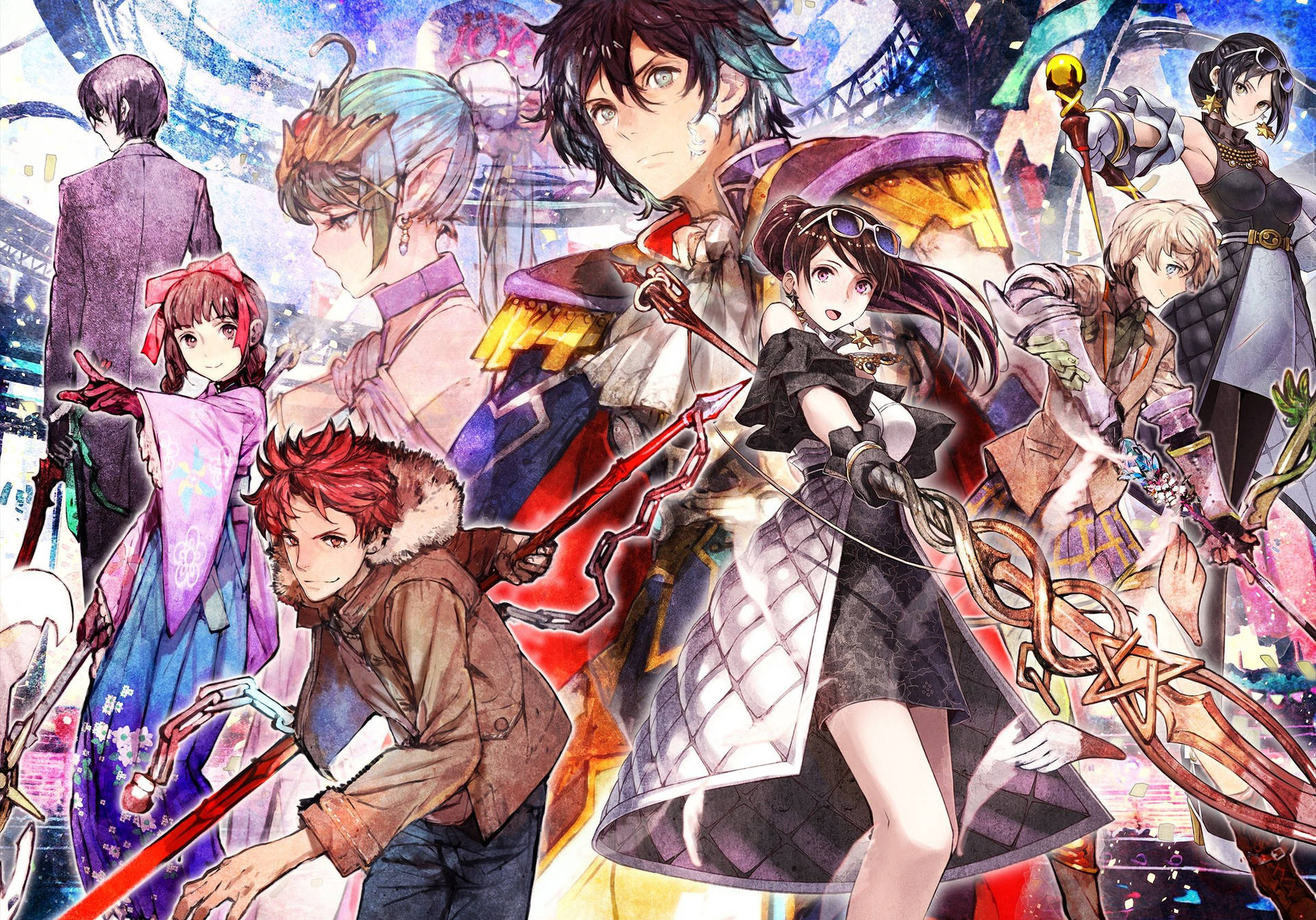 Tokyo Mirage Sessions Playable Characters Wallpaper