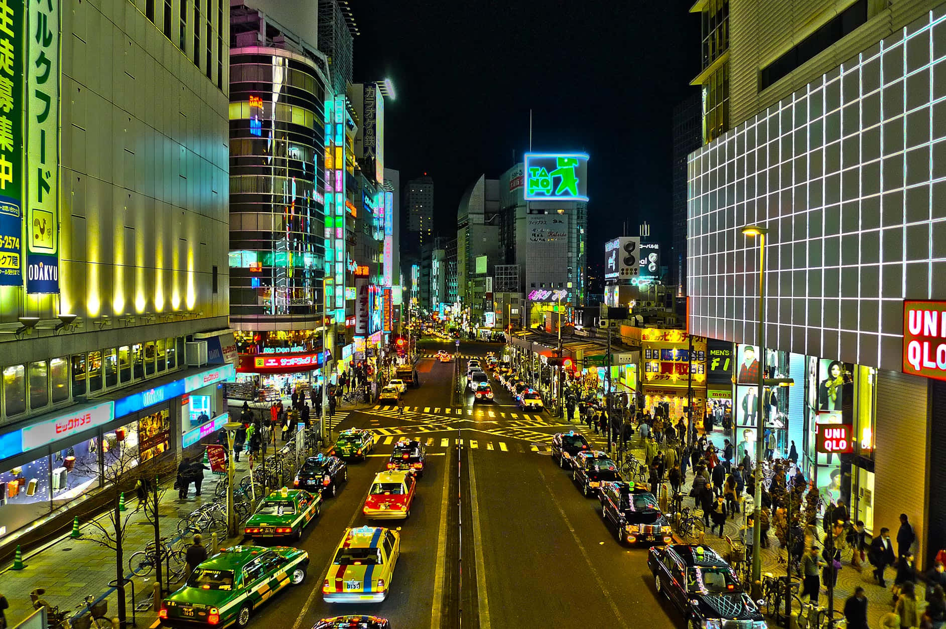 Night lights of Tokyo