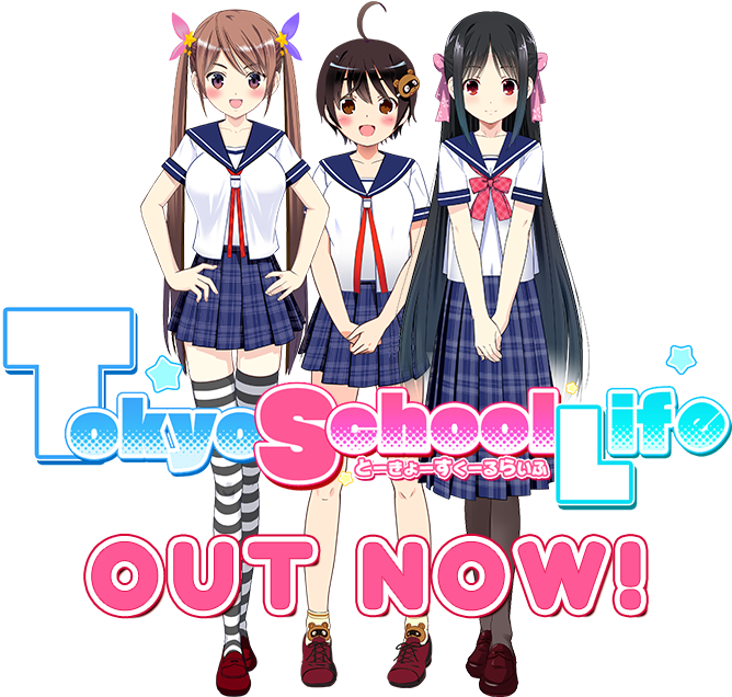 Tokyo School Life Visual Novel Promotion PNG