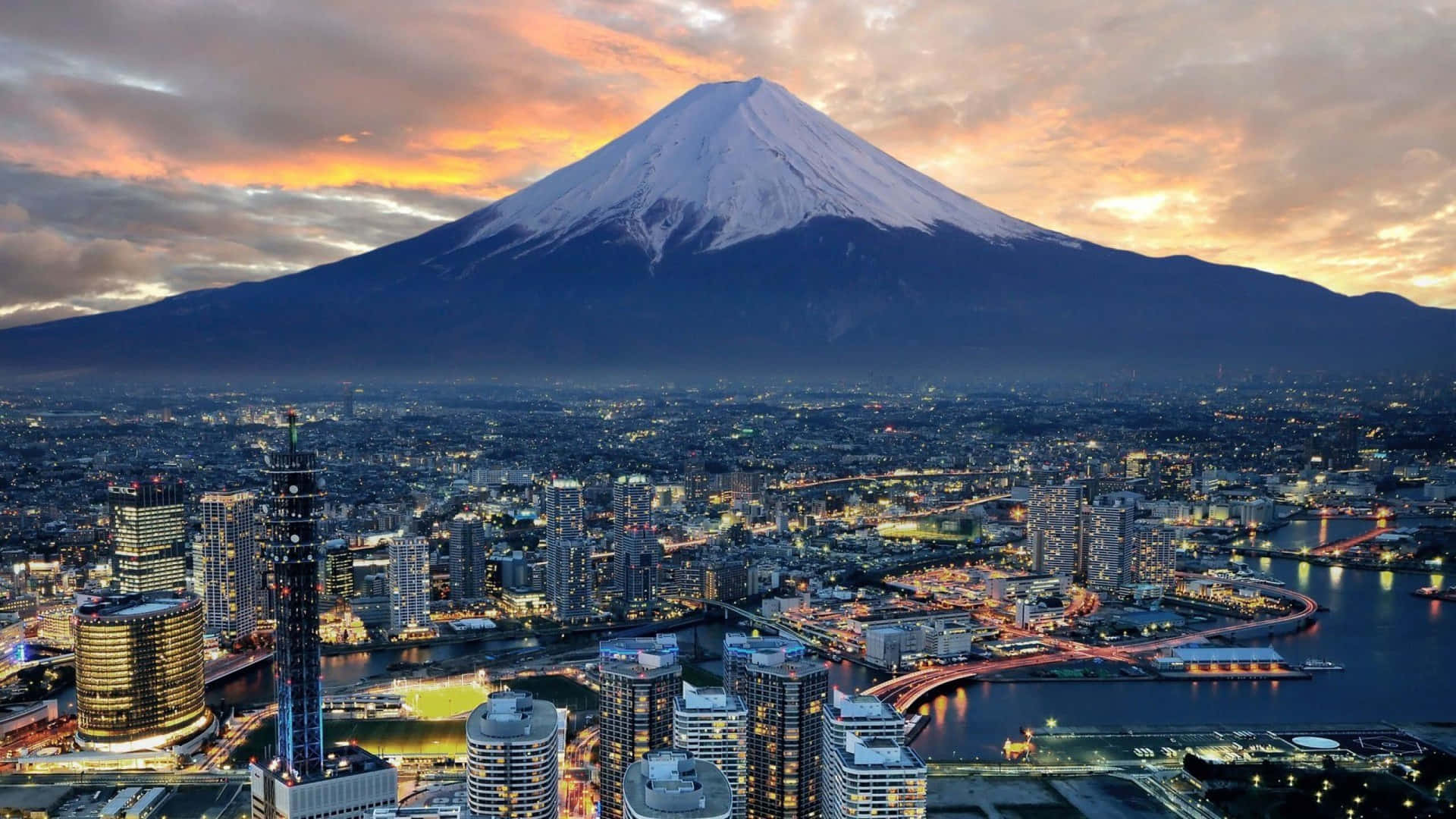Tokyo With Mount Fuji View In Japan Picture