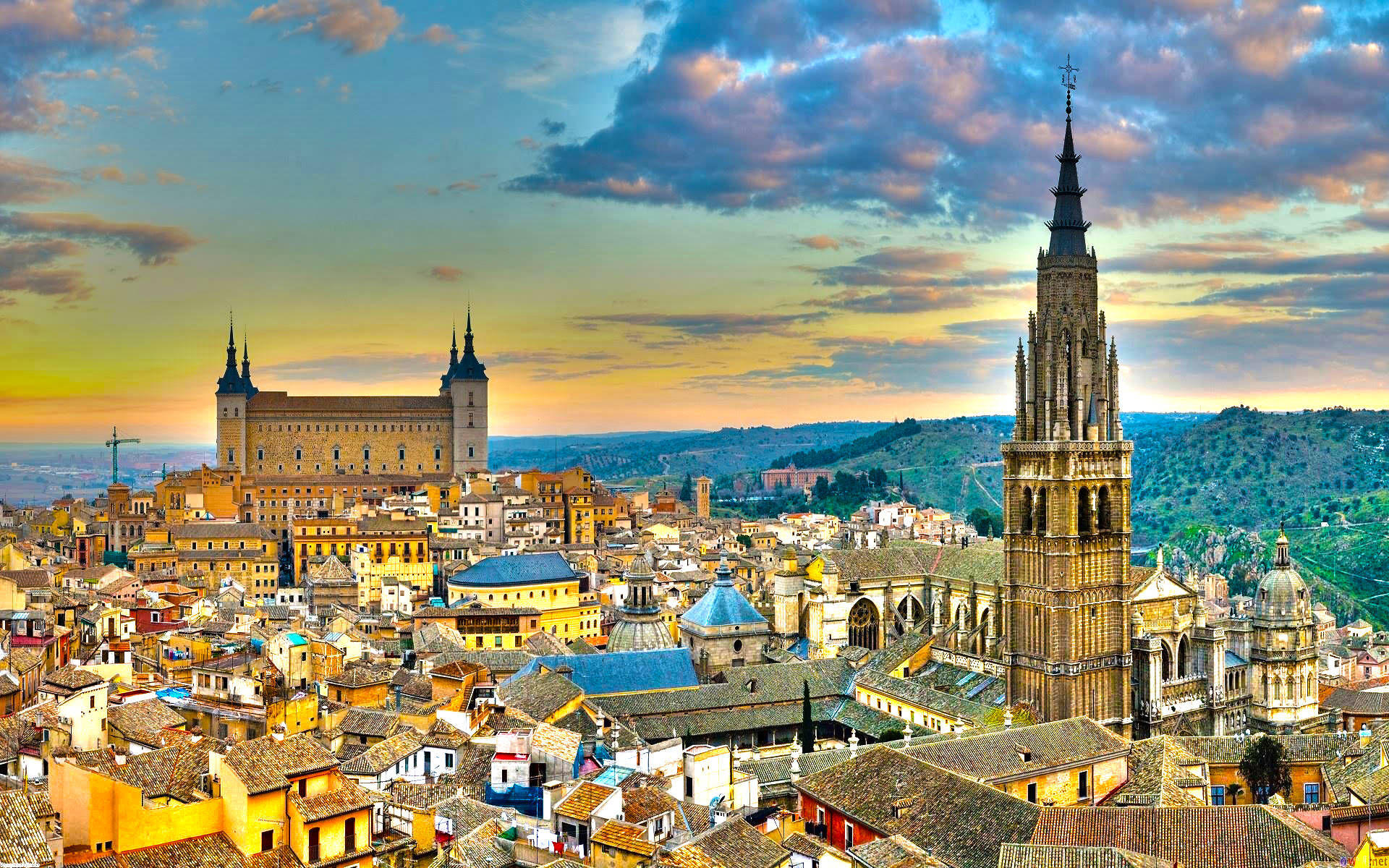 Toledo, Spain City-view Wallpaper