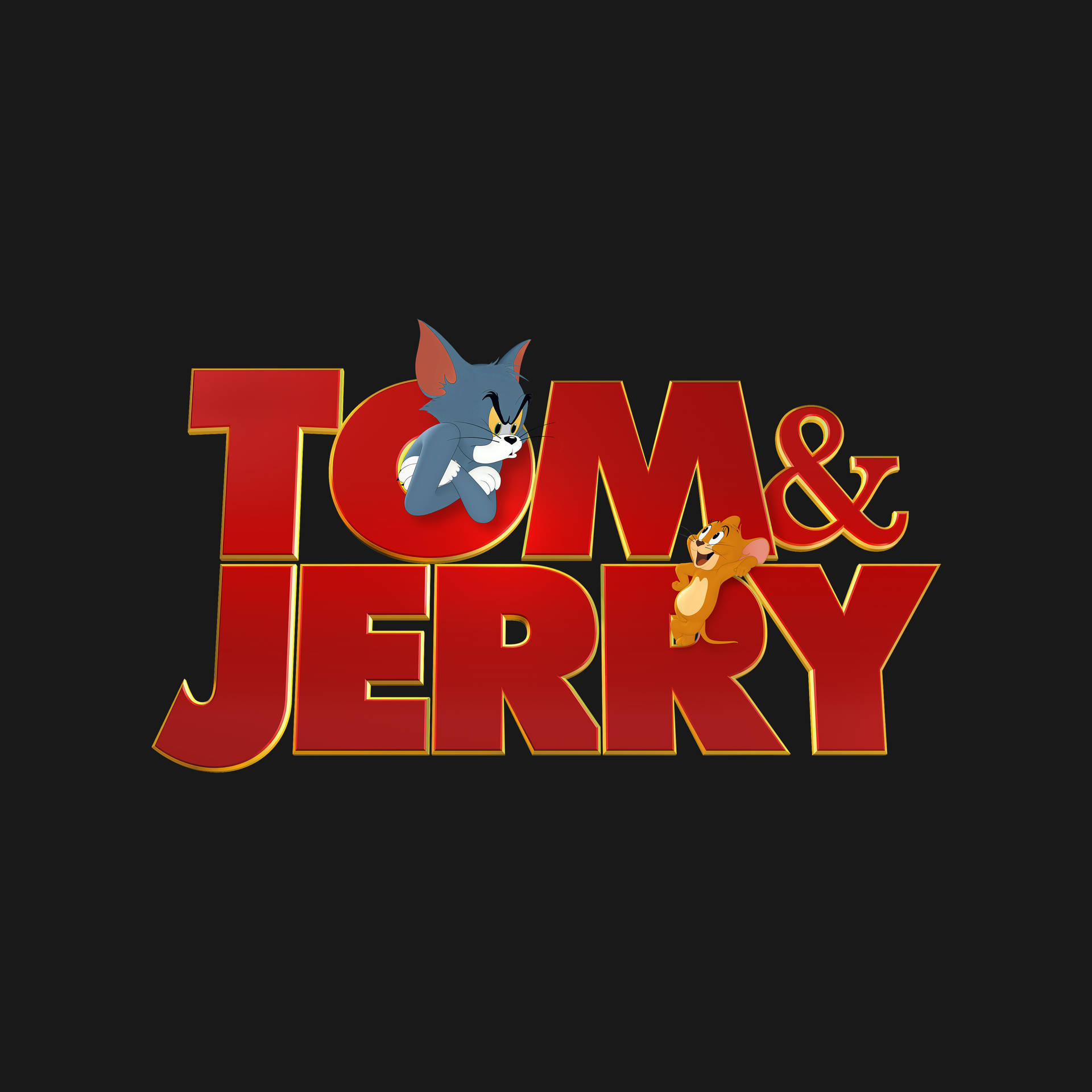 Tom And Jerry 4K Cartoon Title Wallpaper